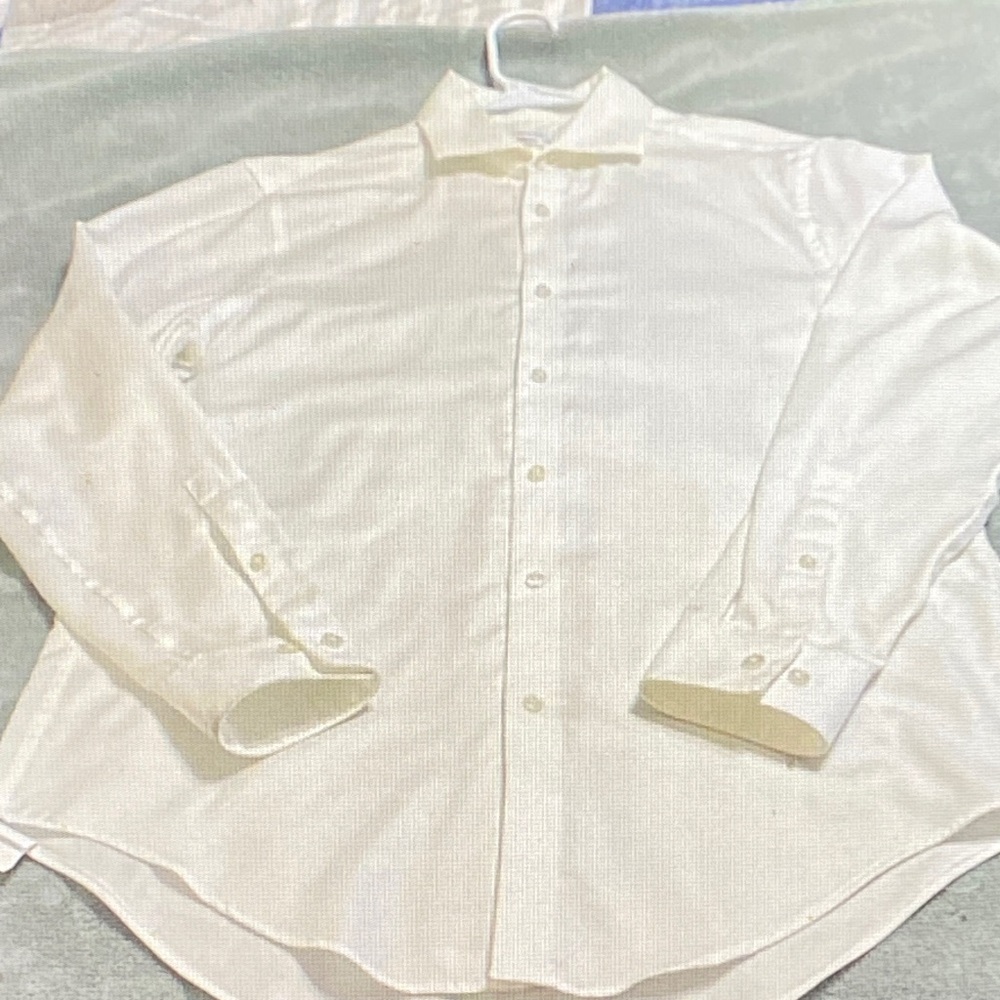 Calvin Klein Collection Men's Classic White Dress Shirt